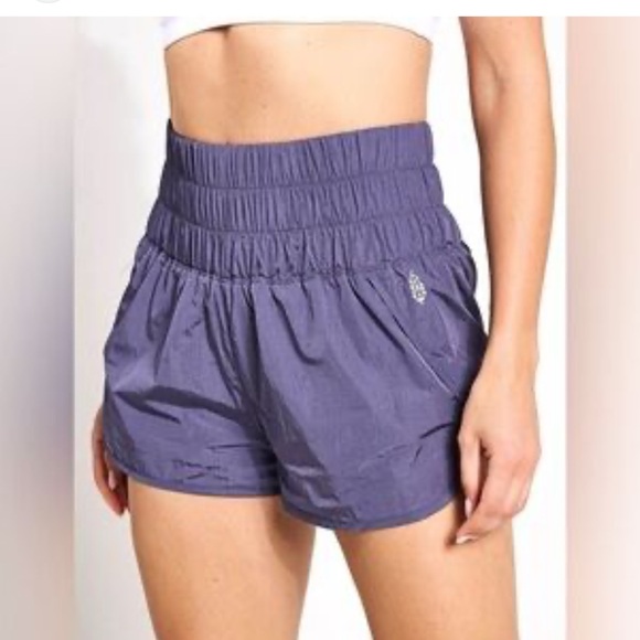 Free People Pants - Free People shorts High-Waisted Purple Athletic Shorts